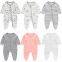 Newborn Baby Romper Onesie Jumpsuit Feet Wrap Long Sleeves Baby Climb Clothes Children's Pajama Cotton