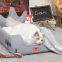 All-Seasons Crown Pet Bed mit Kissen und Decke