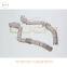SS304 Exhaust System Downpipe for Bentley Continental GT MK2 W12/Flying Spur With Heat Shield Catless/200cell High-flow Performance Car Exhaust Parts