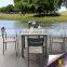 All weather Patio Yard Hotel Grey powder coating dining product outdoor furniture