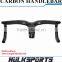 Factory Directly Supplier Carbon Road Handlebar 3K Glossy Finishing 420 mm * 90/100/110 Road Handlebar 700C Road Handle Bar