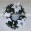 Custom new style clamp wreath rings christmas decoration wreaths 12 inch