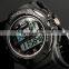 Hot Sell Men's Rubber Strap Black Analog Digital Silicone Sport Boy's Watch WS080/081