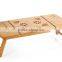 wooden small folding recliner laptop table