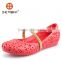 2015 Newly Ladies ballerina shoe Clear PVC Wedge Shoes Hollow Elastic Instep Piece Height Increasing Walking Causal shoes