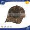 China manufacture sample free camo baseball cap without logo