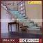 led outdoor stairs lighting glass railing wood stairs