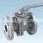 made in China,manual opeation 2-pc stainless steel casting flanged ball valve(ANSI)