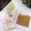 Made in china high quality promotional hard board coasters