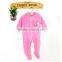 Autumn& Winter soft lovely warm baby girl romper clothes with chest embroidery