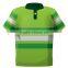 Green color rugby uniform design for high school team