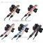 Leather Camera Strap Shoulder Neck Striped Red Blue Black For DSLR LE-05