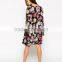 OEM Service Supply Elegant Floral Print Maternity Dress Maxi Plus Size