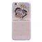 Diamond Bling Clear Hard Plastic Mirror Case for iPhone 4 5 6 6plus