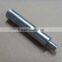 Zinc plated threaded steel dowel pin with ring