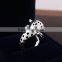 5925 Silver Ring Diamond New Design Spot Leopard Silver Ring