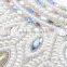 High quality wedding dress rhinestone Crystal Appliques For Dresses india saris