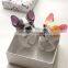 KARASU Designer Unique Handmade Animal Ring Bulldog Adorable Animal 3D Stereoscopic Dog Finger Ring Party Midi Rings for Women