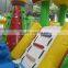 2015 new design giant inflatable worm amusement park with slide