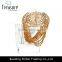 2016 Dubai gold plating chain bracelet with rhinestone mosaic for elegant women wholesale