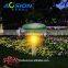 Solar garden lights to repel moles and groundhog