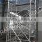 Aluminum scaffolding movable working tower