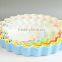 hand painting custom printed stoneware plate, new design ceramic plate