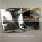Custom compound laser garment packing bag with slideable zipper /plastic packaging bag for clothes