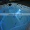 New design skirt massage hydro bathtub corner spa bath