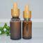 empty vodka glass bottle/30 ml bottle droper black/glass bottle 30ml