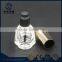 Unique and fancy bottle cap and brush sealing nail polish glass bottles