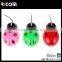 2015 New Fashion light up coccinella shaped Mouse funny Colorful USB Wired Computer Laptop Mouse,gift items for office