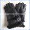 Sell Men Black Fur Lined Leather Gloves and Mitten For Winter With Best Price