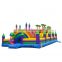 2016 hot kids commercial rainbow inflatable playground rentals