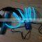 "Polar light 3"5.0mm el wire / Steel wire 0.55mmX2PCS / Nylon weaves the network