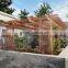 garden round pergola turtle bridge