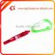 Printing Logo Whistle With Green Gnodize Carabiner Tourist Gifts