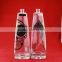 Manufacturer's special frosted whiskey bottles transparent rum bottles bowling shape 750ml bottles