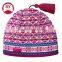Women knitted winter hat made in hat manufacturer