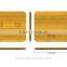 New bamboo dual 2 coil qi wireless charger samsung wireless charger pad