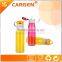 Durable design shock appearance colorful sport drinking bottle with straw