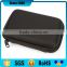 black pu leather cover eva HDD protective Case and bag