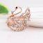 2015 Fashion elegant female Swan Crystal Rhinestone Brooch Zinc alloy Brooch