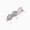 Cheap Wholesale Price Mini Crystal Hairclips Luckey 8 Letter Hair Pin Fashion Hair Jewelries For Young Women