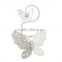 Korean fashion big Rose Micro butterfly Ring convex Clover