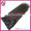  supplier cheap 100% human hair clip in hair extension unprocessed peruvian clip in hair extensions