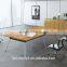 New design Conference room table melamine conference table with alloy legs