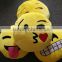 wholesale custom sew custom plush emoji pillow stuffed toys, custom whatsapp emoji pillow