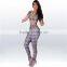 Classical scotland grid slim two pieces sets woman lastest style in 2016 MK-KF816