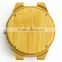 Genuine leather band Wooden watch with your logo